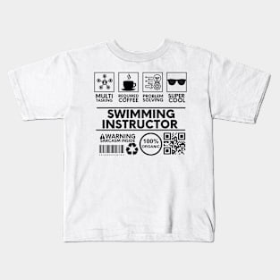 Swimming Instructor Kids T-Shirt